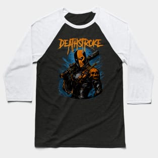 Dynamic Deathstroke Ready for Battle Baseball T-Shirt